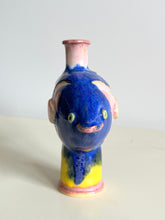 Load image into Gallery viewer, Fish vase (blue)
