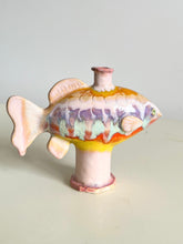 Load image into Gallery viewer, small Fish vase (colourful)
