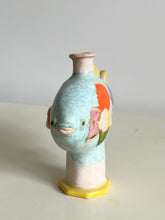 Load image into Gallery viewer, small Fish vase (mint)

