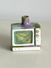 Load image into Gallery viewer, small TV vase (green mix)
