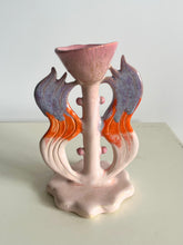 Load image into Gallery viewer, flower jewellery stand (pink orange)
