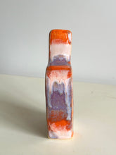 Load image into Gallery viewer, cat vase (pink and orange)
