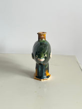 Load image into Gallery viewer, small Fish vase (bottle green)
