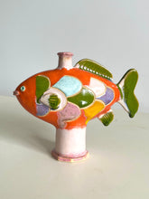 Load image into Gallery viewer, Fish vase (orange)

