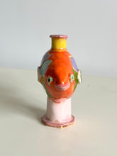 Load image into Gallery viewer, small Fish vase (orange)
