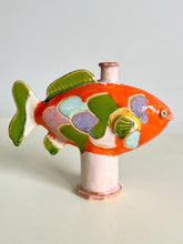 Load image into Gallery viewer, Fish vase (orange)
