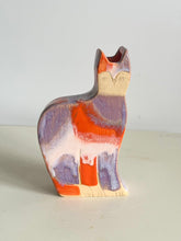 Load image into Gallery viewer, cat vase (pink and orange)
