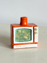 Load image into Gallery viewer, small TV vase (orange)
