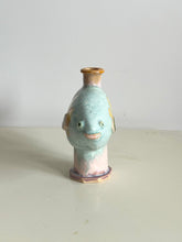 Load image into Gallery viewer, small Fish vase (mint yellow)
