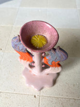 Load image into Gallery viewer, flower jewellery stand (pink orange)
