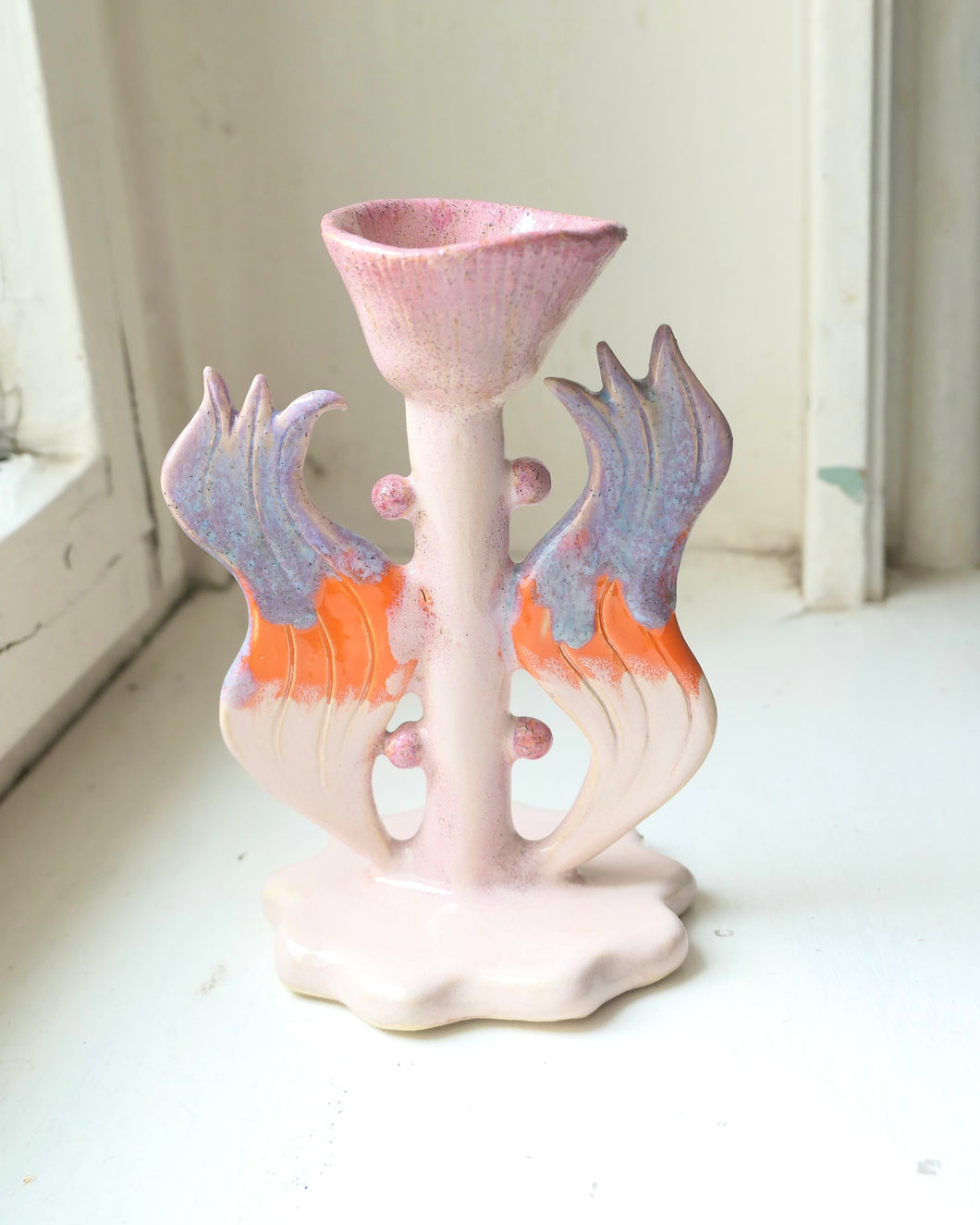 flower jewellery stand (pink)