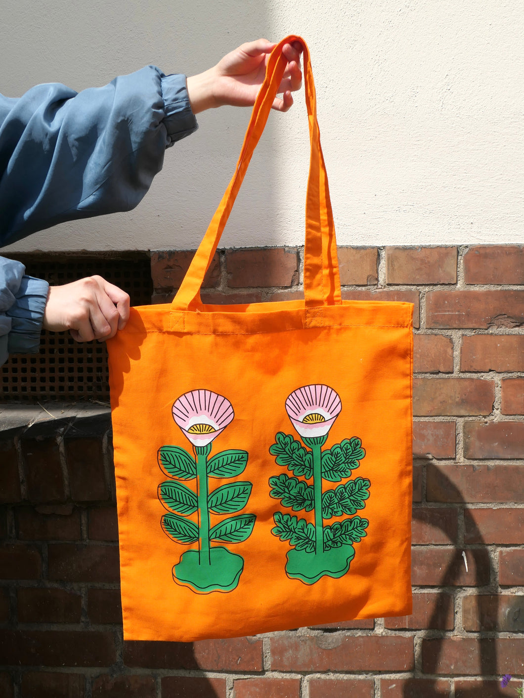 Tote Bag (Orange Flower)