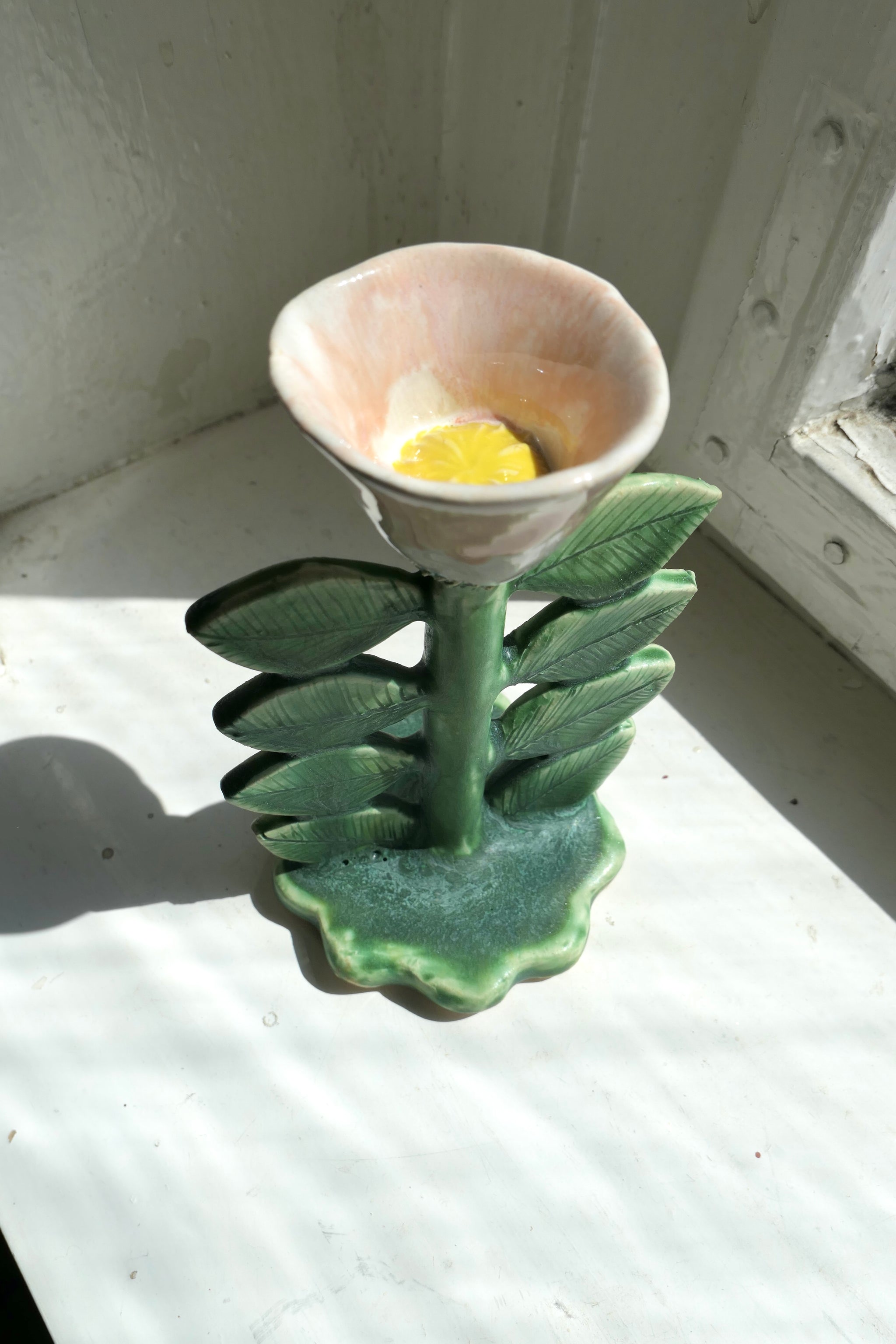 flower jewellery stand (green) – Tenko