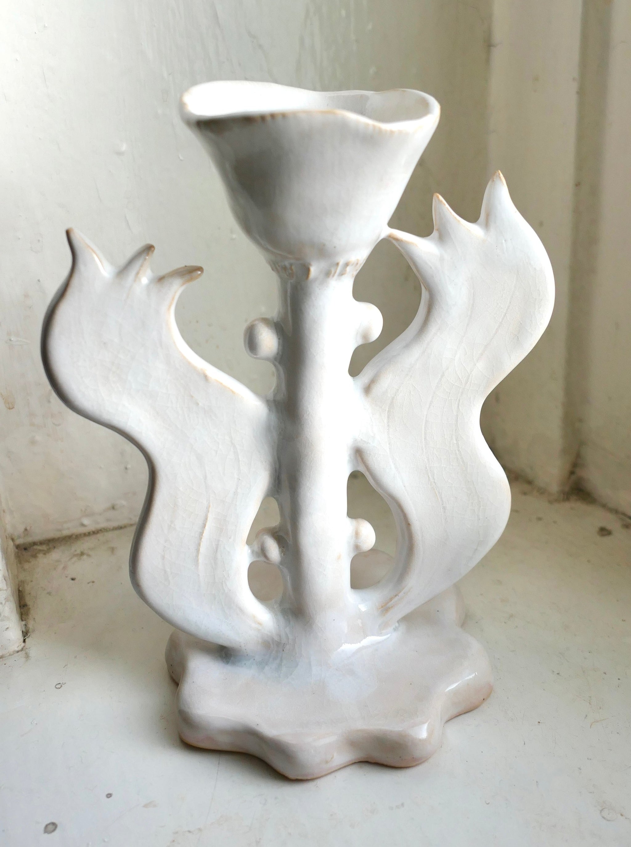 flower jewellery stand (white) – Tenko
